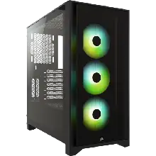 CORSAIR iCUE 4000X RGB BLACK ATX CASE